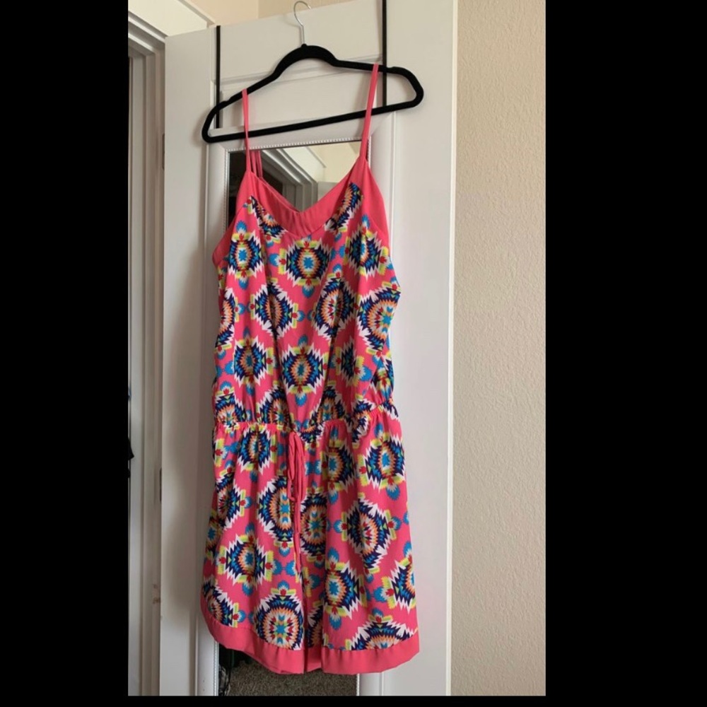 3XL pink romper